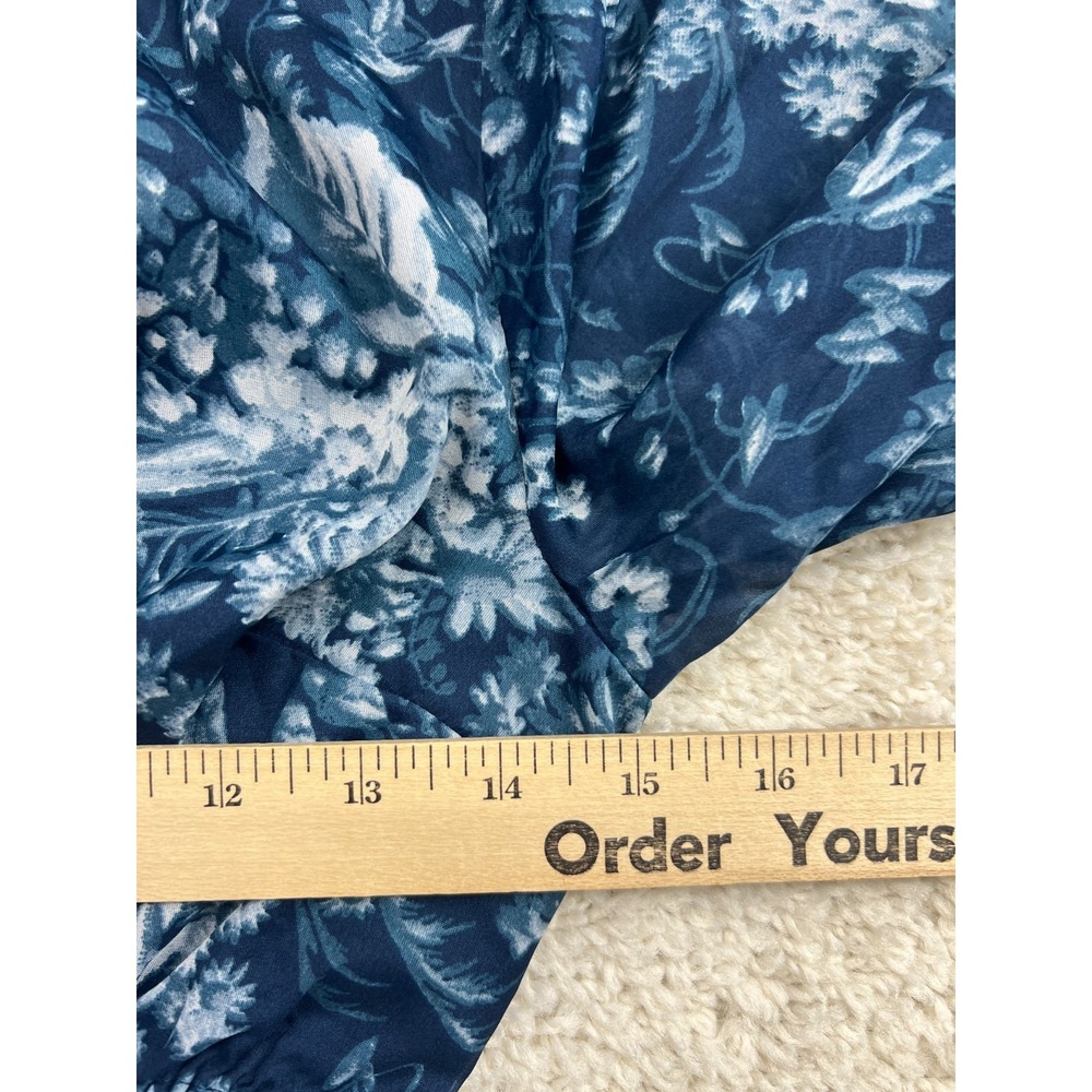 Abercrombie & Fitch Cutout Plunge Mini Dress Womens XS Long Sleeve Resort Vacay - Picture 9 of 10